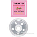 Continuous rim diamond grinding cup wheel for hard material -- GEPE/Diamond grinding cup wheel